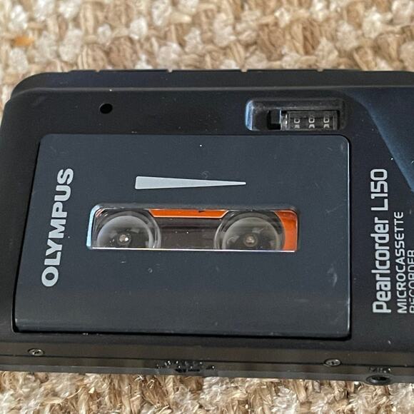 Olympus pearlcorder L150 mini tape player recorder Works! - Picture 2 of 7